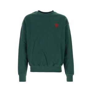 Family First Men Sweatshirt Crewneck Heart